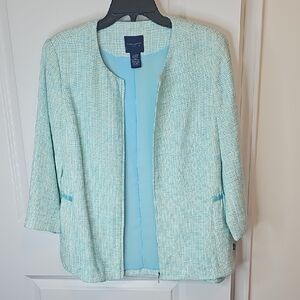 Doncaster Light Blue Tweed Blazer